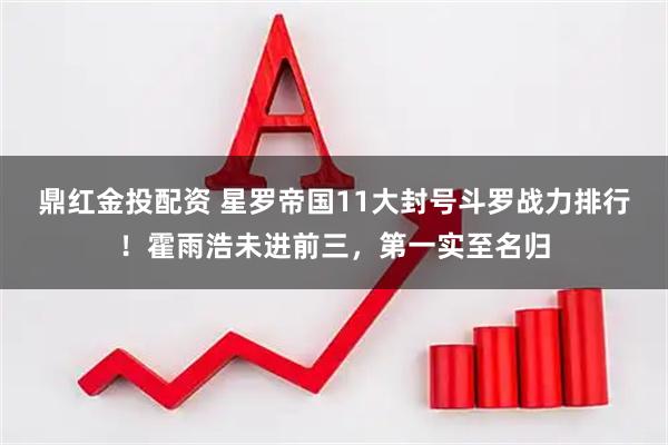 鼎红金投配资 星罗帝国11大封号斗罗战力排行！霍雨浩未进前三，第一实至名归