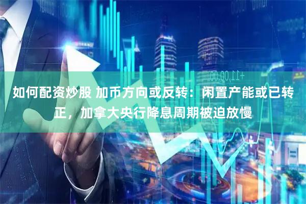如何配资炒股 加币方向或反转：闲置产能或已转正，加拿大央行降息周期被迫放慢